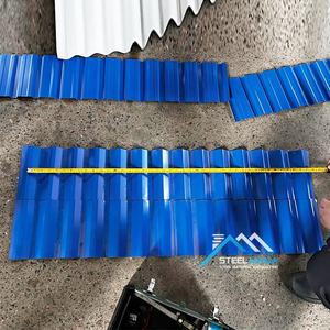 Popular Dominicana completamente automático 996 trapezoidal 1032 hoja corrugada máquina de doble capa fácil de operar azulejo de acero de color de techo - Product Image 6