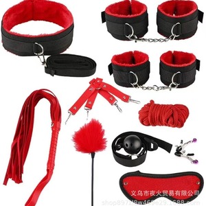 Nouvel ensemble de 10 rubans en peluche tissés pour adultes, jouets sexuels érotiques, menottes, sangles de bondage, jouets alternatifs - Product Image 2