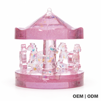Ornement de carrousel pour aquarium, décoration de bac à poissons, accessoires d'aquarium personnalisés