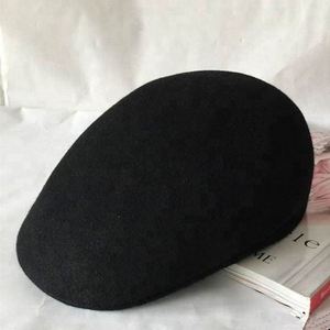 Custom Colour 100% Wool Felt Classic Ivy Cap Beret <b>Hat</b> <b>for</b> Woman Men - Product Image 3