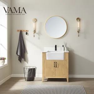VAMA 공장 30 인치 미국 욕실 세면대 새로운 디자인 욕실 캐비닛 단일 싱크 욕실 가구 797030