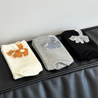 Chaussettes à motif de chat mignon pour femmes, chaussettes au design original, chaussettes d'anime 3D, motif tridimensionnel, chaussettes de dessin animé