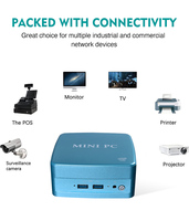 Venta al por mayor Industrial Mini PC 12th Gen Core i7 1260P DDR5 dual LAN Completo Tipo-c Escritorio Nuc mini pc