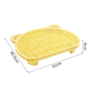 <strong>Cat</strong> Household Double Layer Eco-friendly <strong>Plastic</strong> Anti-take-out Anti-splash Sand Control Square Litter Mat Foot <strong>Cat</strong> Litter <strong>Boxes</strong> - Product Image 6