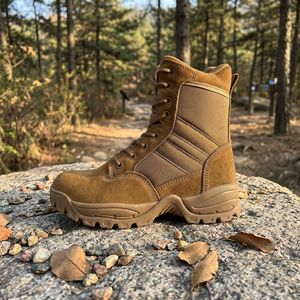 TSB22 Coyote <b>Brown</b> Desert <b>Boots</b> Comfort Cushion Sole Customizable Outdoor Tactical Hiking Shoes Wholesale - Product Image 4