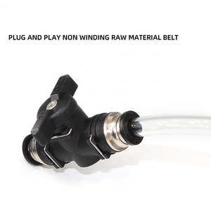 BC/<span class=keywords><strong>BUC</strong></span> interrupteur pneumatique raccords rapides vanne à bille interrupteur 2 voies tuyau d'air enfichable rapide vanne manuelle plastique de haute qualité - Product Image 5