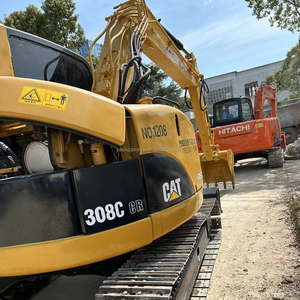 Ready to work used earth moving machinery CAT 308C 8 ton used digger excavator 308C 308D 308E for <b>foundation</b> work - Product Image 5