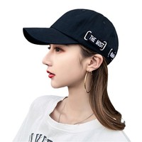 Casquette de baseball sportive 6 panneaux ajustable printemps/été avec broderie, unisexe, pour activités de plein air et loisirs, idéale pour les papas