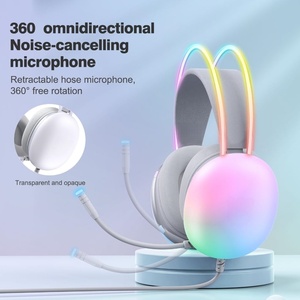High Fidelity Quality Game Headphones Surround Sound Best USB Gamer Headset with Noise Cancelling <b>Microphone</b> - Product Image 4