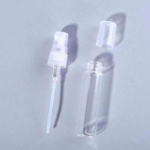 Wholesale Luxury Mini Empty Clear <b>Glass</b> Perfume Sample Tester Oil <b>Packaging</b> Square 2ml 3ml 5ml 10ml Customizable Screen Printing - Product Image 4