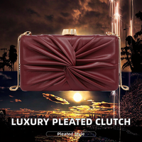 Sac à main de soirée en cuir PU vintage de luxe pour femmes, sac à main à bandoulière à fermeture ouverte de créateur de mode