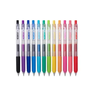 Bolígrafo de tinta de Gel para publicidad, Logo personalizado, retráctil, 0,5mm, oferta