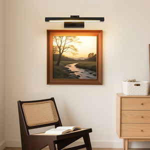 โคมไฟติดผนัง LED ดีไซน์ทันสมัย หมุนได้ ขนาด 20/30/40/50 ซม. กันน้ำกลางแจ้ง IP20 สำหรับอพาร์ทเมนต์และทางเดิน - Product Image 3