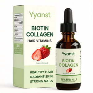 OEM/ODM Beauty supplement radiant skin healthy hair strong nails sugar free biotin collagen peptide <b>drops</b> for women - Product Image 1