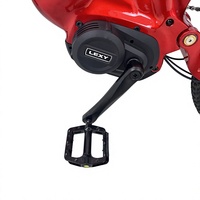 Vélo électrique avec pneus 27,5''x2,1, suspension intégrale en alliage d'aluminium, batterie au lithium 48V 15Ah, moteur sans balais puissant