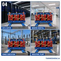 2500kVA 10kV Tiga Fasa 380V/11KV 6KV Harga Pabrik Langsung Transformator Distribusi Tipe Kering