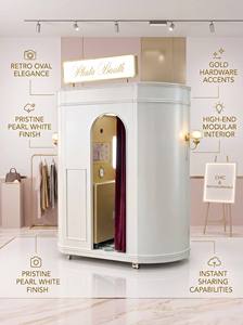 Cabina de Fotos Vintage de Lujo 2026, Kiosco Retro para Bodas, Cabina de Fotos Instantánea Portátil con Cámara DSLR para Eventos y Fiestas - Product Image 4