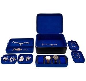 Forte 2025 công suất lớn PU da đồ trang sức bao bì Organizer Box với dây kéo Hot New phong cách hộp đồ trang sức - Product Image 4