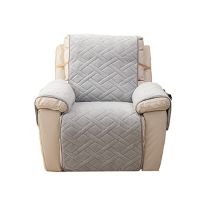 <b>Sofa</b> <b>Cover</b> Brushed Fabric Diamond Pattern 145-185Cm Non-Slip <b>For</b> Recliner Chair - Product Image 5