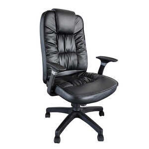 2018 factory comfortable President President black PU leather executive office chair - Product Image 1
