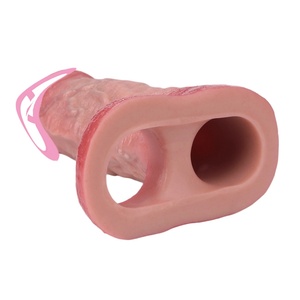 NNSX Penis Sleeve Extender Enlarger Sheath, Silicone Cock Sleeve Extension with Stretchy Loop <b>for</b> <b>Men</b> to Increase Length & Girth - Product Image 5