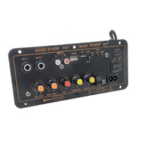 Système audio professionnel D100 100W pour extérieur, son puissant, mini amplificateur, Bluetooth, mixeur numérique, récepteur audio