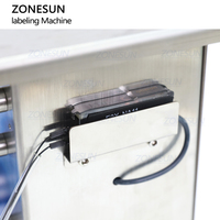 ZONESUN ZS-TB90B boîte en Carton pliante horizontale Anti inviolable autocollant adhésif Semi automatique étanchéité coin étiqueteuse