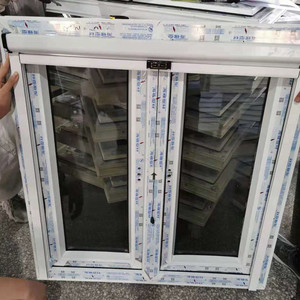 Ventana abatible doble <span class=keywords><strong>de</strong></span> <span class=keywords><strong>PVC</strong></span>, ventana con mosquitera, ventana UPVC - Product Image 6