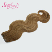 Extensions de cheveux 100% naturels non traités, tissage Genius, ondulés, toutes longueurs, couleur personnalisée, qualité supérieure