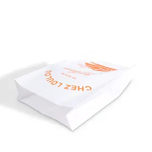 Упаковочный пакет для жареного цыпленка из крафт-бумаги