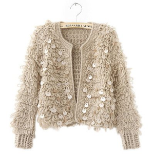 Vendita calda di fabbrica di <span class=keywords><strong>classe</strong></span> un abbigliamento usato balle miste con blazer di Tweed primavera di seconda mano Set cappotto per signora - Product Image 1