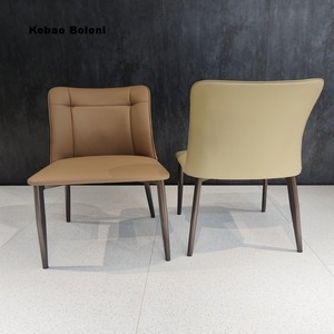 Sedia da Pranzo Ergonomica ed Ecologica <span class=keywords><strong>in</strong></span> <span class=keywords><strong>Legno</strong></span> dal Design Moderno Europeo con Gambe <span class=keywords><strong>in</strong></span> Metallo per Ufficio, Ristorante e Casa - Product Image 5