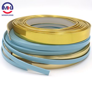 Accessoires de meubles MH <span class=keywords><strong>Profil</strong></span>é flexible en forme de <span class=keywords><strong>U</strong></span> en <span class=keywords><strong>PVC</strong></span> de 7.5 à 25mm avec <span class=keywords><strong>profil</strong></span> de bordure de surface brillante - Product Image 1