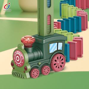 Juego Educativo de Construcción con Bloques Eléctricos Automáticos, Juguete de Tren de Dominó con Bolas Rodantes - Product Image 4