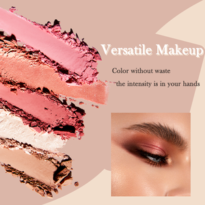 Paleta de sombras de ojos de lujo de 9 colores personalizada al por mayor, pigmento en polvo resistente al agua duradero, purpurina con acabado brillante para maquillaje de ojos - Product Image 5