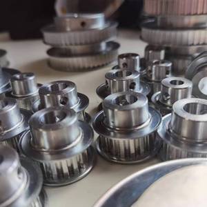 모터 폴리 우레탄 고무 벨트 풀리 2GT28 톱니 볼록 기어 홈 폭 7 mm 11 mm 구동 휠이있는 BF 타입 - Product Image 3