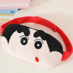 <span class=keywords><strong>Antifaz</strong></span> <span class=keywords><strong>para</strong></span> <span class=keywords><strong>Dormir</strong></span> de Felpa con Diseño de Crayon Shin, Color Blanco, <span class=keywords><strong>para</strong></span> las Cuatro Estaciones, Portátil <span class=keywords><strong>para</strong></span> Viajes y Siestas en la Oficina - Product Image 4