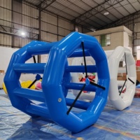 Équipement de jeu aquatique, jeux sportifs d'été, rouleau aquatique gonflable, jeu sportif, roue aquatique gonflable flottante
