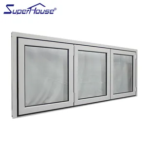 Florida Impact Resistance Custom Folding Windows Aluminum Window With Screen