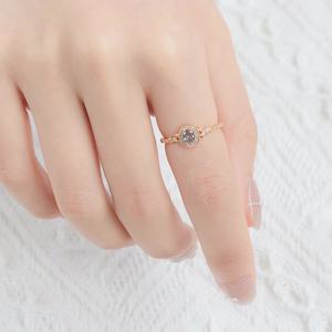 Bague de fiançailles personnalisée pour femme, tendance, pour soirée, avec zircone cubique ovale décolorée, éternité, promesse, zircone, argent sterling 925 - Product Image 6