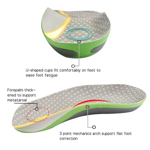 Soletta Ortopedica in Silicone a Mezza Lunghezza <span class=keywords><strong>per</strong></span> Fascite Plantare, con Supporto <span class=keywords><strong>per</strong></span> Arco Plantare e Cuscinetto in Gel <span class=keywords><strong>per</strong></span> Tallone, <span class=keywords><strong>per</strong></span> Assorbimento degli Urti e Sollievo dal Dolore - Product Image 4