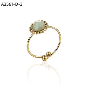 แหวนแฟชั่นประดับ PIEDRA NATURAL A3561 สำหรับผู้หญิง เครื่องประดับคุณภาพสูง - Product Image 4