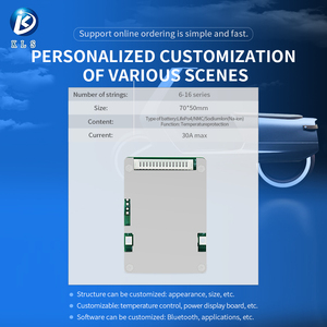 KLS Li-ion Ebike 7S 10S 36V 13S 16S 20A 30A hệ thống quản lý pin LiFePO4 Pin BMS Board cho pin Lithium ion - Product Image 4