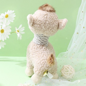 3 adet/grup kuzu aşağı ve pamuk ipi dayanıklı <span class=keywords><strong>Pet</strong></span> köpek oyuncak gıcırtılı koyun <span class=keywords><strong>Pet</strong></span> çiğneme interaktif oyuncak PT110802 - Product Image 2