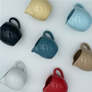 Jarra de Cerâmica para Café de 250ml, Acessórios de Cerâmica, Jarra de Creme, Jarra de Açúcar e Leite, Pote de Molho para Restaurante - Product Image 4