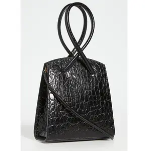 Fashion Crocodile Pattern Women Crossbody Bag PU Leather Top-handle Handbags