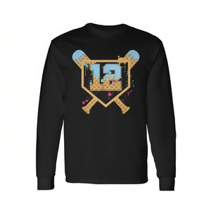 T-shirt à manches longues pour enfants, avec motif de gouttelettes de crème glacée, pour le 12e anniversaire, baseball, numéro 12 - Product Image 2