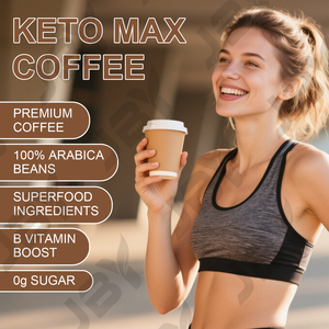 Café Keto Instantáneo de Marca Privada JBY, Polvo Sustituto de Comida Saludable para <span class=keywords><strong>Dieta</strong></span> <span class=keywords><strong>Detox</strong></span>, Suplemento de Belleza para Adultos - Product Image 4
