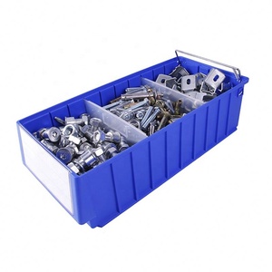 Hot Selling Plastic Shelf Bin Drawer Box With Dividers For Small Parts Storage