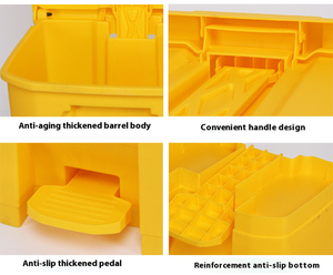 حاوية نفايات سريرية حاوية قمامة لمستشفى تخزين دلو طبي - Product Image 4